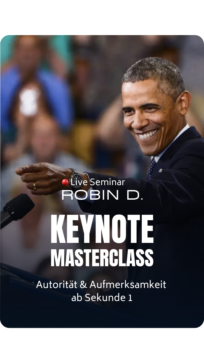 Robin D. Stimme Rhetorik Präsentation Voss Borbonus