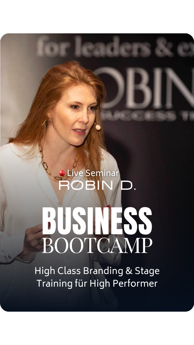 Robin D. Stimme Rhetorik Präsentation Leadership Coach